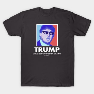 Trump Wall Construction Company Vintage T-Shirt